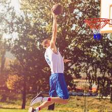 GOFLAME 46 Cm Basketball Replacement Net All-Weather Basketball Goal Hoop-Red - Red - View 9
