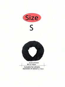 1pc - You Need To Purchase 4pcs Or 6pcs, Baby Stroller Wheel Covers, To Prevent Dirtying The Floor When, The Wheels Can Still Roll With The Covers On (Style And Lining Color Sent Randomly) - Multicolor - View 11