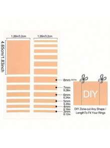 Transparent Ring Size Adjustment Resizer, Invisible Ring Resizer , Women Finger Loose Ring Size Reduce Invisible Sticker Clear DIY Sewing Jewelry Tool Set Adjuster Set For Loose Rings - Ideal For Wedding Bands & Jewelry Comfort