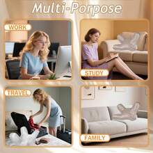 Anti-Wrinkle Face Pillow For Side And Back Sleepers, Beauty Facial Support Pillow To Reduce Sleep Lines And Prevent Aging - trắng - Xem 7