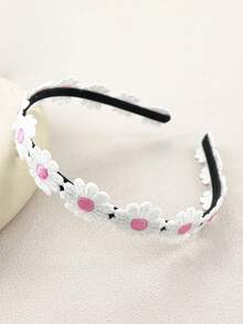 1 件女士优雅简约粉色雏菊头带，适合任何场合 - 彩色 - 查看 3