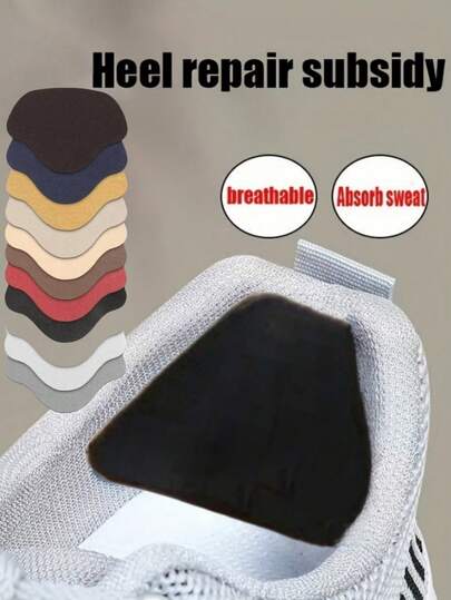 4/8 unidades Parches antidesgaste para talones unisex | Protectores de talón transpirables y absorbentes del sudor para zapatos - Reparación instantánea para zapatillas, botas y todo tipo de calzado - Almohadillas de cuidado de los pies ultraconfortables para hombres/mujeres, deportes y uso diario Parche para zapatos deportivos
