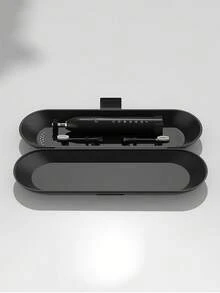 PP 纯色电动牙刷盒，牙刷收纳盒，便携式电动牙刷收纳盒，适合旅行，透气塑料牙刷架，适合家庭、旅行、商务、露营、学校旅行必备假期