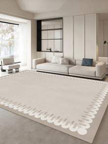 Luxury Patchwork Pattern Area Rug, Faux Cashmere Soft Material Indoor Carpet, Living Room Rug, Sofa Rug, Bedroom Rug, Anti-Slip Bedside Mat, Dining Room Kitchen Rug, Office Chair Pad, Entryway Doormat, Outdoor Picnic Blanket, Camping Mat