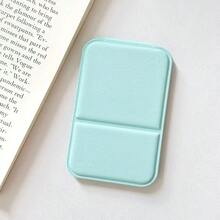 Portable Foldable PU Leather Makeup Mirrors  - Perfect Travel Essentials, Easy Storage & Stylish Gift Choice For Christmas & Special Occasions,Mother's Day,Mom,Mother's Day Gift,Flower,Jewelry,Mother's Day Decorations,Mother's Day Party Supplies,Women,Pink,Gift Set - màu xanh lá - Xem 4