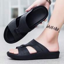 Men's Summer Beach/Pool Slippers, Casual Brand Indoor Plus Size Middle East Style Durable Sandals