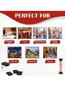 5 SECOND RULE 派对棋盘游戏卡，多人棋盘游戏派对用品，圣诞节感恩节假期礼物，戏剧性有趣的家庭游戏生日礼物，家庭互动游戏，节日派对游戏，家庭派对娱乐游戏卡，棋盘游戏卡牌游戏，互动游戏，派对游戏，节日游戏创意小礼物 - 5 SECOND RULE Party - 查看 7