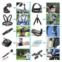 50 Pieces Per Pack Tripod Accessories For GoPro Hero 13 12 11 10 9 Mount Floating Bobber Selfie Stick Go Pro 8 7 6 5 4 For OSMO Action 5Pro 4 3 Insta360 X4 X3 SJ4000 ENEK H9R Camera