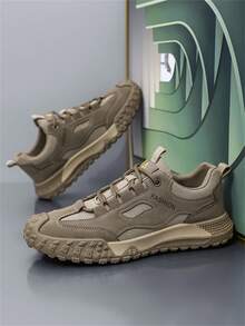 Herren neue Lässig Sportschuhe, klassisches vielseitiges Design, wasserdichter atmungsaktiver Schnürschaft, komfortabler & strapazierfähiger Innenfutter, rutschfeste verschleißfeste Laufsohle, Outdoor-Lässig-Sportschuhe