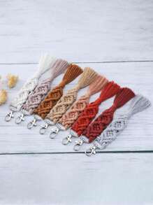 Rope Woven Cute Key Chain Pendant, Versatile Accessory For Bags, Clothing Gift Souvenir Travel Essentials Travel Accessories Vacation Summer Holiday Back To School