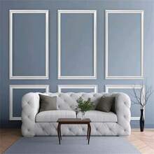 1 卷 39.37/78.74/118.11 英寸长优雅自粘式 PVC 装饰条 - 灵活可弯曲，适用于墙壁、地板和橱柜、家居装饰、地板装饰 | 欧式风格 | 易于安装模具、墙壁和地板装饰 - 彩色 - 查看 2