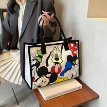 1PC  Tote Bag Donald Duck Shoulder Bag Large Size Large Shoulder Bag Women's Tote Bag  Donald Duck Style