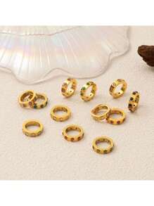 1pc Elegant Birthstone Women Gold Necklace, Fashion Pendant Necklace, 1-4 Pcs Customized Accessories Necklace, High Color Fastness, Low Allergen, Ideal Gift For Girlfriend, Mom, Family, Friend, Daughter For Anniversary, Valentine's Day, Mother's Day, Birthday, Graduation, Daily Wear, Wedding, Party