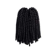 1-6 Packs Spring Twist Braiding Hair Spring Twists Bomb Twist Hair Synthetic Fiber Fluffy Twist Crochet Braids Low Temperature Fiber Crochet Hair For Women Braiding Hair - Multicolor - View 14