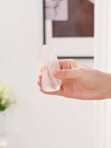 2 Pcs Transparent Silicone Push-Up Bra Inserts, Reusable Soft Bra Cups To Enhance Bust Lift For Bras, Swimwear, Bikinis, Helping Lift And Enhance Bust, Washable Silicone Material, Bra Accessories For Evening Gowns And Party Wear - Multicolor - View 7