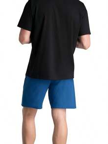 Men's  Cotton Shorts With Pockets (S-4XL) - 2 Pack - Blue - View 4