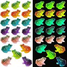 1/10/20/30Pcs Miniature Frog Figurines Luminous Mini Resin Frog Mini Frog Figures Frog Model Garden Decor DIY Terrarium Crafts Ornament Accessories For Moss Landscape Decoration(Random Color),Frog,Frogs,Mini Figures