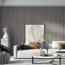 1 Roll 3D Foam Wallpaper - Self-Adhesive, Thickened Sxp Stripe Pattern For Ceilings, Partitions & Curved Indoor Spaces