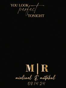 Customize A "Welcome To My Wedding" Wedding Decoration Crystal Transfer Sticker. Give Your Mirror A Unique Style. Customize Exclusive Groom And Bride Names And Wedding Dates. Decorate Personalized Crafts At The Wedding Venue. Bedroom Mirror Decoration. Wall Decoration, Celebration Decals,Wedding Signs For Reception - Gradient Gold - View 35