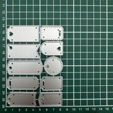 New Arrival 10 Different Pendant Shapes Metal Cutting Dies For DIY Scrapbooking Card Making Stencils Embossing Craft Decoration