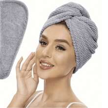 Ultra-Soft Microfiber Hair Towel Wrap - Quick Dry, Super Absorbent For Women & Girls | Gentle On Frizzy/Damaged Hair | Solid Color Bath Accessory | Ideal For Salon, Travel & Daily Use,Mother's Day,Mom,Mother's Day Gift,Flower,Jewelry,Mother's Day Decorations,Mother's Day Party Supplies,Women,Pink,Gift Set - Hồng - Xem 4