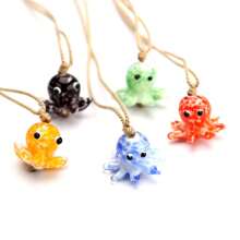 1pc Ocean Style Multicolor Knotted Small Fish, Starfish, Shell Pendant Necklace, Suitable For Everyday Wear And Holiday Gift