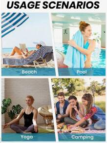 Toalha de praia estampada, 1 peça, com estampa de estrelas do mar e corais, versátil como roupa de banho, toalha de banho, toalha de microfibra macia e absorvente para praia, piscina, academia, ioga, leve e portátil para viagens e férias de verão, disponível em tamanho regular e grande (tamanho pequeno de 35 x 75 cm, recomendado 150 cm ou mais)