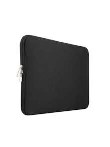 1pc 11.6/12.5/13.3/14/15.4/15.6/16/17 Inch Solid Color Casual Laptop Sleeve Bag, Compatible With Huawei/Apple//HP//Hasee