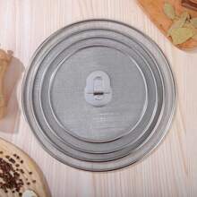 1 pieza/4 piezas Tapa antiderrames de acero inoxidable para sartén de cocina, pantalla antisalpicaduras de grasa para sartén con perilla plegable plana, protector antisalpicaduras de grasa, sin desorden de aceite de cocina, sin quemaduras, tapas de malla ultrafina, acero inoxidable antioxidante