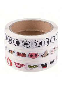 1000pcs Self Adhesive Art Eye Decoration Sticker, Eye Self-Adhesive Paper For Handmade Paper-Cut, Doll Decoration Crafts Toys And Home Decoration