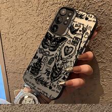 Funda de Teléfono Personalizada con Combinación de Música y Graffiti para Samsung S25 S24 S23 S22 S21 S20 FE Ultra Plus 4G 5G, Cubierta Trasera Mate a Prueba de Golpes - Colores mixtos - Ver 7
