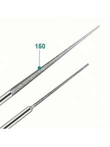 Brocas de grabado con punta de rhinestone de alta precisión, adecuadas para jade, perlas falsas y tallado - ¡Herramienta de corte rápido! Herramienta esencial para joyería y tallado de jade - Plateado - Ver 10