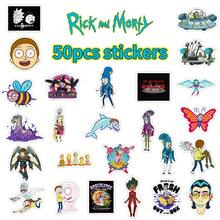 50 件实验巡演系列涂鸦贴纸，有趣的 Rick and Morty 乙烯基贴纸，适用于笔记本电脑、水瓶、返校和创意礼物 - 为演出粉丝提供的趣味贴纸