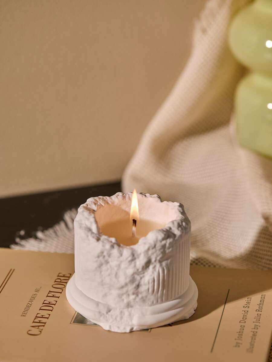 Cirelle 1 pieza Vela aromática con forma de yeso, vela con fragancia europea y americana, decoración de fotografía, aniversario, cumpleaños, fecha, alta calidad, decoración del hogar, decoración de la habitación, decoración de boda, decoración de mesa, regalo perfumado para amigos y familiares, regalos de graduación, Año Nuevo, Navidad, decoración de mesa Rama, Halloween, decoración de B&B, decoración de boda, regalo de inauguración de la casa, suministros para oficina/sala de estudio, útiles escolares