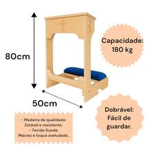 Genuflexório Individual Ajoelhador Para Oração Casa Casamento Igreja Dobravél Madeira Decorativo