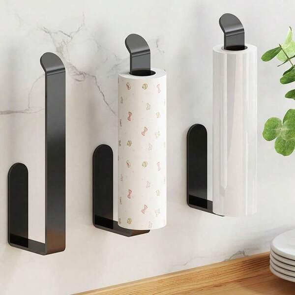 3M 1pc No Drilling Bathroom Tissue Paper Towel Rack Hanger, Home Decor, Party & Christmas Storage