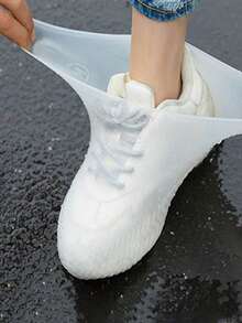 زوج من أغطية الأحذية المقاومة للماء والمانعة للانزلاق، أغطية بوت المطر المطاطية القابلة لإعادة الاستخدام، مقاومة للانزلاق وسميكة، قابلة للطي، لركوب الدراجات والأيام الممطرة، للمدرسة والمكتب والمنزل والسفر، مناسبة للربيع والصيف، هدايا لوصيفات العروس، ديكور الغرفة والشاطئ والسفر، للرجال والنساء، للعطلات، أشياء جميلة - متعدد الألوان - مشاهدة 1