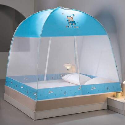 送料無料インスタールパオ蚊帳家庭用暗号化シングル学生寮 1.5m ダブル 82% off スタック蚊帳卸売