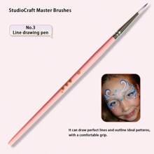 Juego de 14 brochas profesionales para pintura facial realizadas con cerdas de nailon. Este conjunto es apto tanto para pintura facial como corporal. Es compatible con pinturas acrílicas, de aceite y acuarela, y se puede utilizar para pintura facial, arte de uñas, micro detalles y pintura de rocas. Útiles escolares, de vuelta al colegio