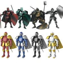 Multi-Jointed Posable Figurine, Medieval Knight Dual-Mode Armor Action Figure Model Toy, Suitable For Gamers. An Excellent Choice For Home, Office Decor, And Holiday Gifts. - Multicolor - View 9