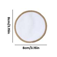 BATENG 5/10/20Pcs Reusable Makeup Remover Pads – Natural Facial Cleansing Sheets, Bamboo Rounds, Gentle Exfoliating Scrub, Deep Cleansing Makeup Removal Sponge, Neutral Plant Fragrance-Free Skin Care Tools For Men And Women, Quick Makeup Removal For All Skin Types, Includes Washable Bag For Laundry & Storage