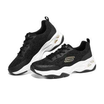 Skechers D"LITES-serien Moderiktiga snörningssneakers