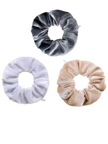 1-20Pcs Velvet Hair Ring With Hidden Pocket,Multi-Functional Hair Accessory Pouch,Portable Money Hider & Organizer,Back To School Must Haves,Beach Bag,Non-Waterproof Travel Essentials Travel School Back To School School Supplies Holiday Camping Holiday Essentials Vacation Accessories Mini Summer,Suitable For Women And Girls Velvet Headband,Hidden Pocket Headband,Suitable For Storing Small Items Such As Keys,Dollars,Lipstick,Etc