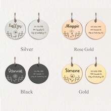 Personalisierter Hunde-ID-Anhänger, Individualisierter Hunde-Namensanhänger, Personalisierter gravierter Hunde-Anhänger, Personalisierter Katzen-ID-Anhänger, Individualisierter Haustier-Namensanhänger, Personalisierter Hunde-Anhänger mit Name & Text, Muttertags-Geschenk, Vatertags-Geschenk, Jahrestags-Geschenk, Haustier-Geschenk, Hunde-Geburtstags-Geschenk, Geschenk für Hundeliebhaber, Geschenk für Mutter/Vater, Geschenk für Sie/Freundin