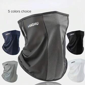 Couvre-visage pour cyclisme, léger et respirant, protection contre le vent frais et la poussière, respirant et non chauffant, convient pour la randonnée en plein air