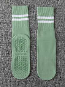 1/3/6 Pairs Pilates Socks With Grips For Women-Non-Slip, Yoga Socks For Ballet Dance,Barefoot Workout Pregnant Crew Socks