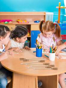 Set de 5/3/1 lápices en forma de escoba de bruja como artículos de fiesta, suministros para fiestas de bebés, niños, adolescentes y adultos, útiles escolares, decoración de Halloween (color caqui) - Caqui - Ver 3