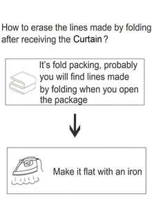 Simple Solid Semi-Transparent Curtain Sheer - A806 - Apricot - View 10