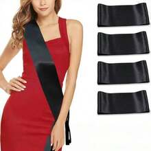 1/5/10/20/40pcs Custom Bachelorette Party Sashes – Bride To Be & Bridesmaid Sashes With Rose Gold Letters | Personalized Sashes For Bridal Shower, Hen Party, Wedding Celebration, Girls Night - Multicolor - View 4