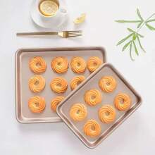 1 pieza Molde rectangular vintage para tartas, bandeja para hornear de acero al carbono antiadherente grueso, molde para hornear poco profundo de 9/11/13 pulgadas, molde para hornear multifuncional para tartas y pasteles